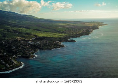 Views Of Valley Waterfall Ocean And River From A Helicopter Tour In Hawaii Off The Coast Of Maui And Molokai 