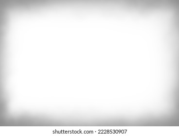 Vignette photo overlay. Vintage black and white noise texture. Abstract splattered background for vignette. - Shutterstock ID 2228530907