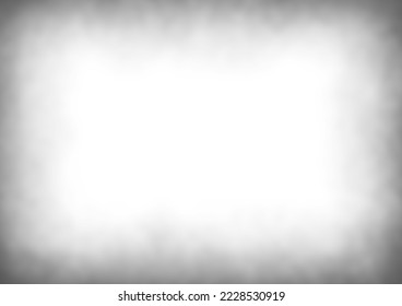 Vignette photo overlay. Vintage black and white noise texture. Abstract splattered background for vignette. - Shutterstock ID 2228530919