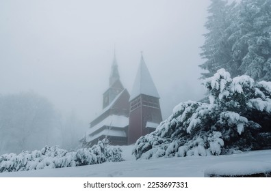 Viking church in the mountains Germany 