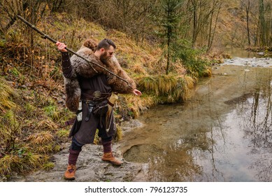 Viking Fisherman On River Stock Photo 796123735 | Shutterstock