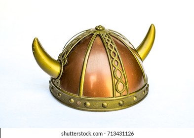 Viking Helmet Toy Isolated