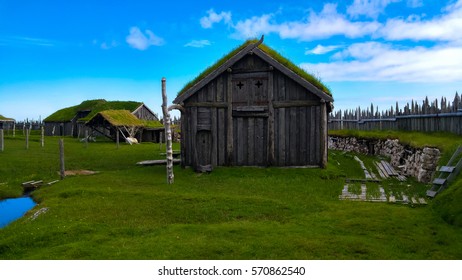 Viking Village With House