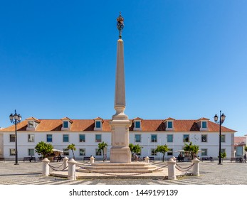 Vila Real De Santo António/Algarve/Portugal - March 14 2019: Marquês Pombal Square