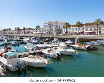 Vila Real De Santo António/Algarve/Portugal - March 14 2019: Marina Full Of Boats