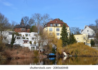 Villa In Spring In The Neighborhood Grunewald, Berlin