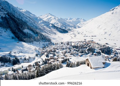 The village Andermatt in winter, Uri, Switzerland - Powered by Shutterstock