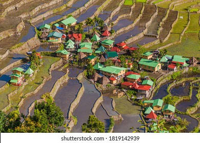 Village In Batad Rice Terraces, Luzon Island, Philippines