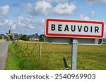 The village of Beauvoir in Normandy, France