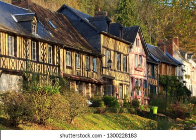The village of Bec-Hellouin , Normandy,  France

