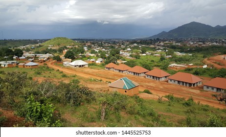 Village in between the mountains in Cameroon Africa