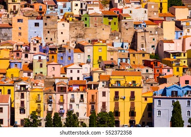 Village Of Bosa, Sardinia, Italy