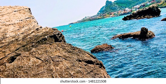 Plage De Cala Agulla Dans Lîle De Majorque En Espagne