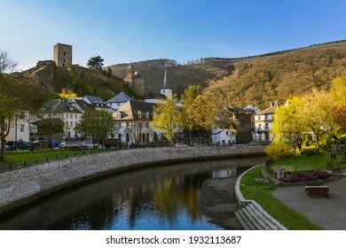 Village Esch sur Sure in Luxembourg - travel background - Shutterstock ID 1932113687