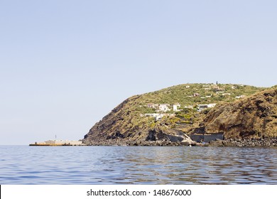 Village Of Ginostra, Stromboli, Italy.