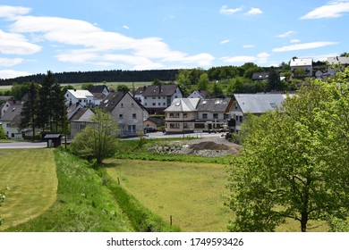 village Gunderath at the 'Heilbachsee', Eifel - Shutterstock ID 1749593426