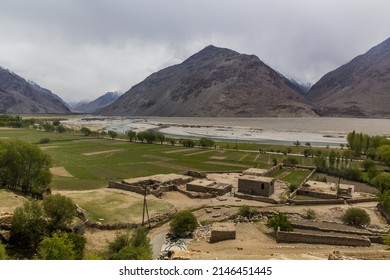 Village Hizor In Wakhan Valley, Tajikistan