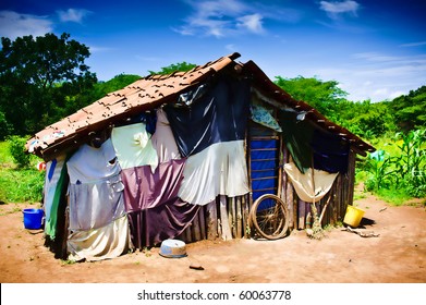 Village Home In Central America