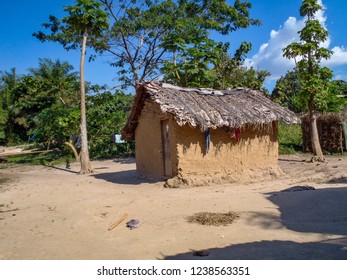 Village In The Ituri Rainforest Congo