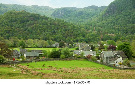 Village In Lake District, Cumbria. UK.