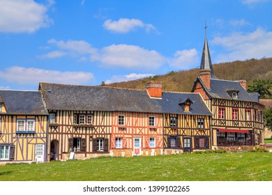 The village of Le bec hellouin Normandy, France