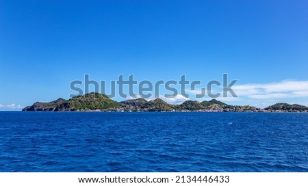 Village Le Bourg, Terre-de-Haut, Iles des Saintes, Les Saintes, Guadeloupe, Lesser Antilles, Caribbean.