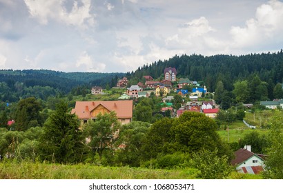 
village in the mountains
