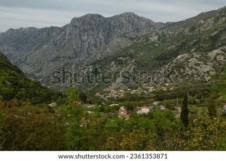 Village in the mountains. Montenegro.