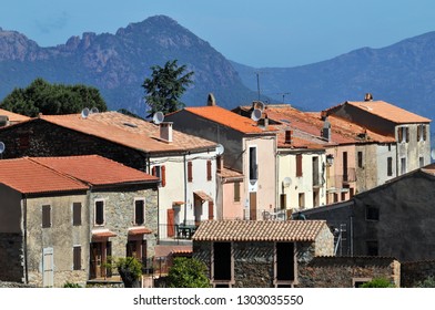 Village Of Pigna In Corsica