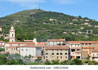 Village Of Pigna In Corsica, France