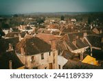 Village of saint-sauveur-en-Puisaye, heart of Burgundy, France