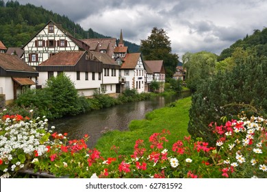 The Village Of Schiltach In The Black Forest, Germany