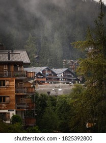 Village Of Verbier, Switzerland In The Summer