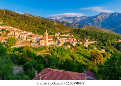 Village Of Vivario Corsica France