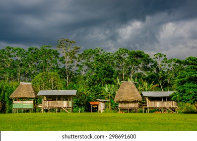 Village In Yasuni National Park , Ecuador