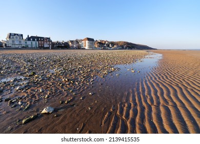 Villers-sur-Mer Beach In Normandy Coast