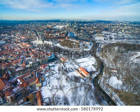 Vilnius from the hill of Three crosser