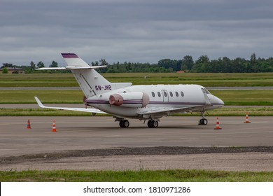 Vilnius/ Lithuania JUNE 14, 2020 5N-JMB Hawker 800XP Airk Air-J. M. Arik Ltd