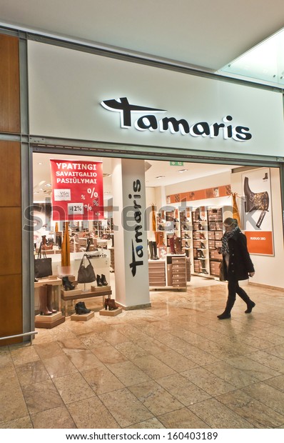 Vilnius Lithuania October Tamaris Store Stock Photo (Edit Now) 160403189