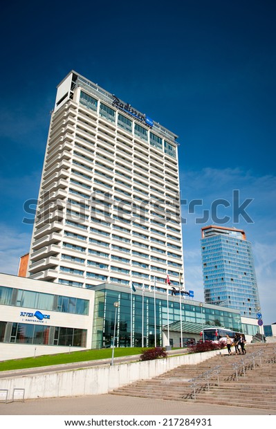 Vilnius Sep 13 Radisson Blu Hotel Stock Photo Edit Now - 