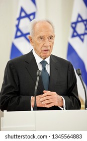 Vilnius/Lithuania April 10, 2014
Israeli President Shimon Peres