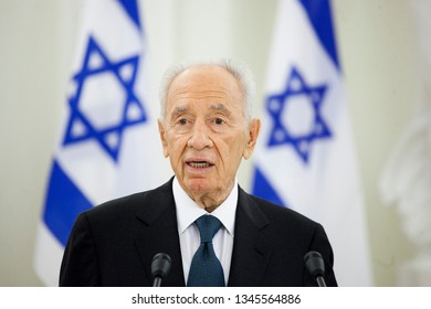 Vilnius/Lithuania April 10, 2014
Israeli President Shimon Peres