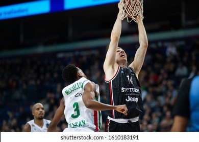 Vilnius/Lithuania January 8, 2020 ECHODAS, MARTYNAS During 7DAYS EuroCup  Game Rytas Vilnius Vs Unics Kazan At Siemens Sports Arena.