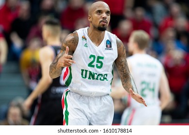 Vilnius/Lithuania January 8, 2020 THEODORE, JORDAN During 7DAYS EuroCup  Game Rytas Vilnius Vs Unics Kazan At Siemens Sports Arena.