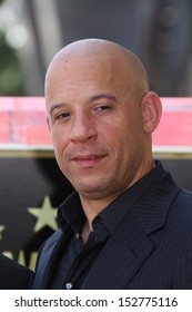 Vin Diesel At The Vin Diesel Star On The Hollywood Walk Of Fame Ceremony, Hollywood, CA 08-26-13