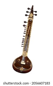 Vina Indian musical instruments. Wooden music instruments of India.
