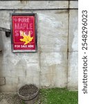 Vinage Maple Syrup Sign in Vermont