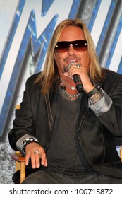 Vince Neil At The KISS & Motley Crue Press Conference, Roosevelt Hotel, Hollywood, CA 03-20-12