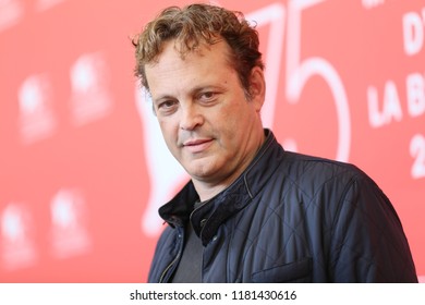 Vince Vaughn attends 'Dragged Across Concrete' photocall during the 75th Venice Film Festival at Sala Casino on September 3, 2018 in Venice, Italy.