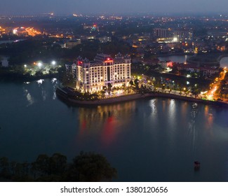 Vinh Phuc, Vietnam April 24, 2019: A Small Corner Of Dam Vac Tourist Area In Vinh Yen City, Vinh Phuc Province.